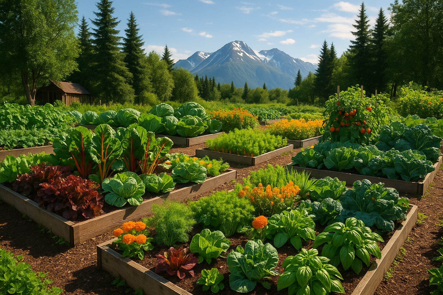 Organic Garden and Seasonal Produce